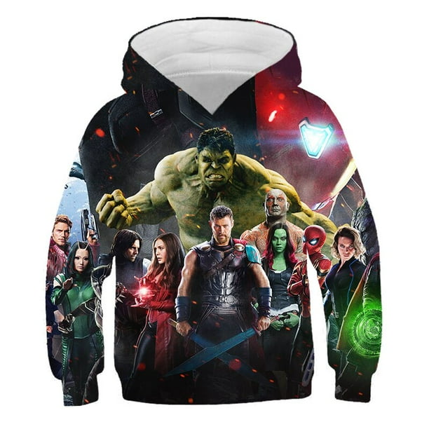 Marvel Hulk nueva llegada otono ninos ninas Sudadera con capucha sudaderas algodon vengadores estampado Venta caliente ninos ropa manga larga Hoodies6T zhangmengya CONDUJO Walmart en linea
