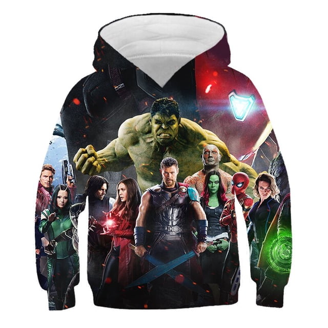 Marvel Avengers Hoodies New 2022 Hulk Ropa para niños Super hero Infant Kids Boy Sweater Hoodies Sudaderas Baby Boys Clothes6M zhangmengya CONDUJO