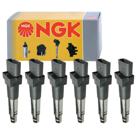 6 pc NGK Ignition Coils compatible with Volkswagen Passat 3.6L V6 2006-2018