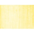 thumbnail image 1 of Ahgly Company Machine Washable Indoor Rectangle Solid Yellow Modern Area Rugs, 6' x 9', 1 of 4