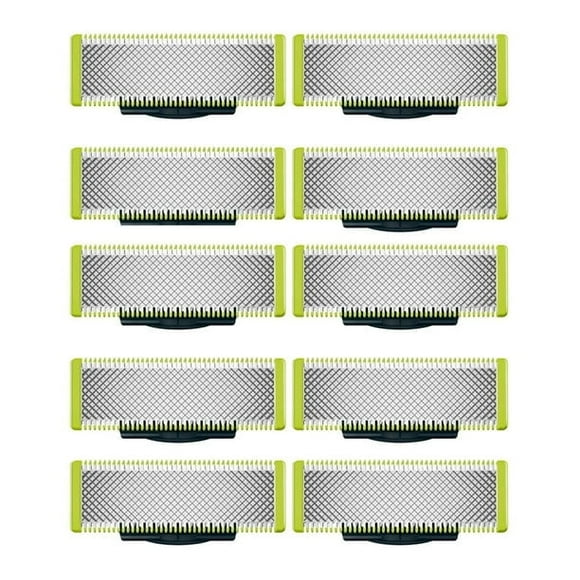 10 Replacement Blades For Philips Oneblade Shaver
