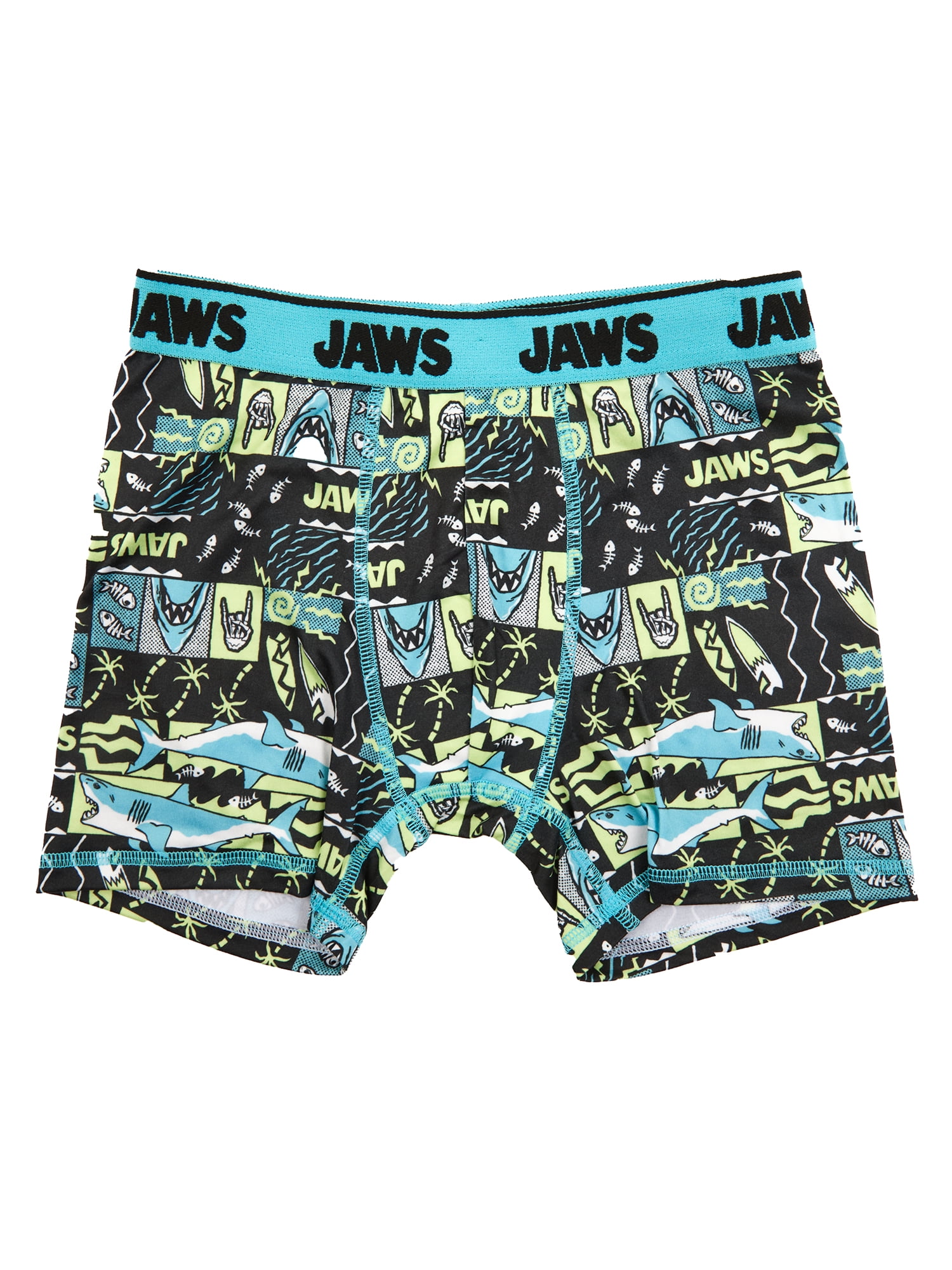 Jaws Boys Boxer Brief Underwear, 4-Pack, Sizes XS-XL