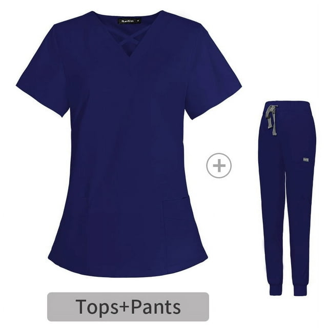 Ropa de lavado para médicos, ropa de enfermera elástica de alta gama, cepillo para salón de belleza, ropa de mano, herramientas con logotipo bordado