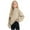 Beige, variant on Girl's Juniors Velour Oversized Hoodie Sweatshirt Cute Long Sleeve Plain Hooded Pullover Tops Loose Kids Preppy Clothes Fall (White, 11-12 Years)