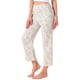 thumbnail image 4 of Pantalones de pijama para mujer INSPIRE CHIC 100% algodón, ropa de descanso impresa, pantalones ligeros para dormir con bolsillos S Tulipanes Amarillos, 4 of 6