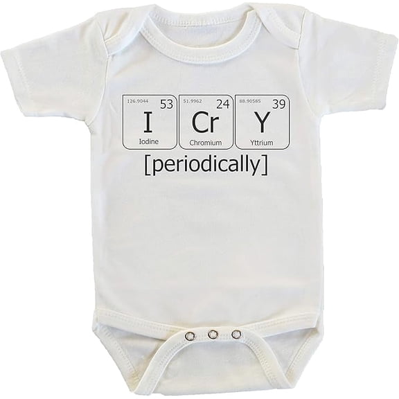 I Cry Periodically Science Nerd Onesie/Bodysuit