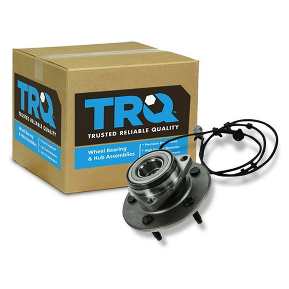 TRQ Front Wheel Hub & Bearing for 00-01 Dodge Ram 1500 Pickup Truck 4WD w/ ABS BHA53955