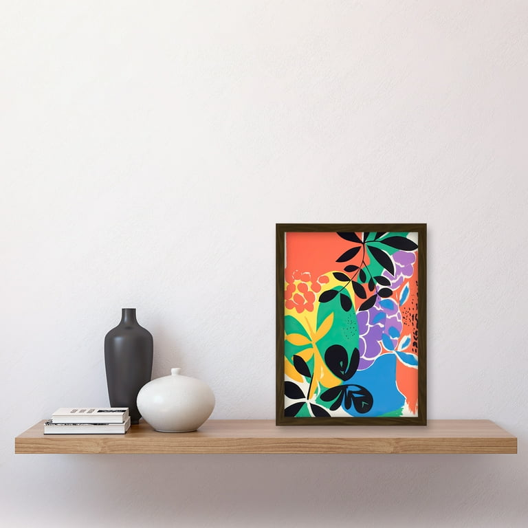 Henri Matisse Inspired Plant Shapes Acrylic Painting Abstract