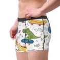 thumbnail image 2 of Uemuo Dinosaur Pattern Men's Boxer Briefs,Trunk Anti-Chafing,Comfortable, Durable, and Stylish Underwear-, 2 of 9