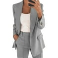 thumbnail image 1 of Blazer+pantalon Léger 2 Pcs pour Femmes -aa, 1 of 2