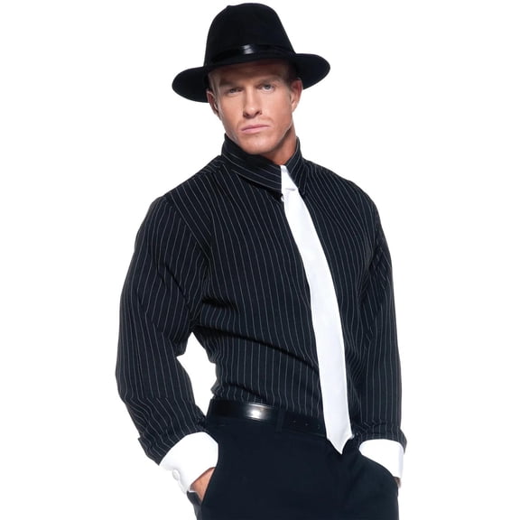 Underwraps Mens 40's Gangster Shirt Costume - Size X Large