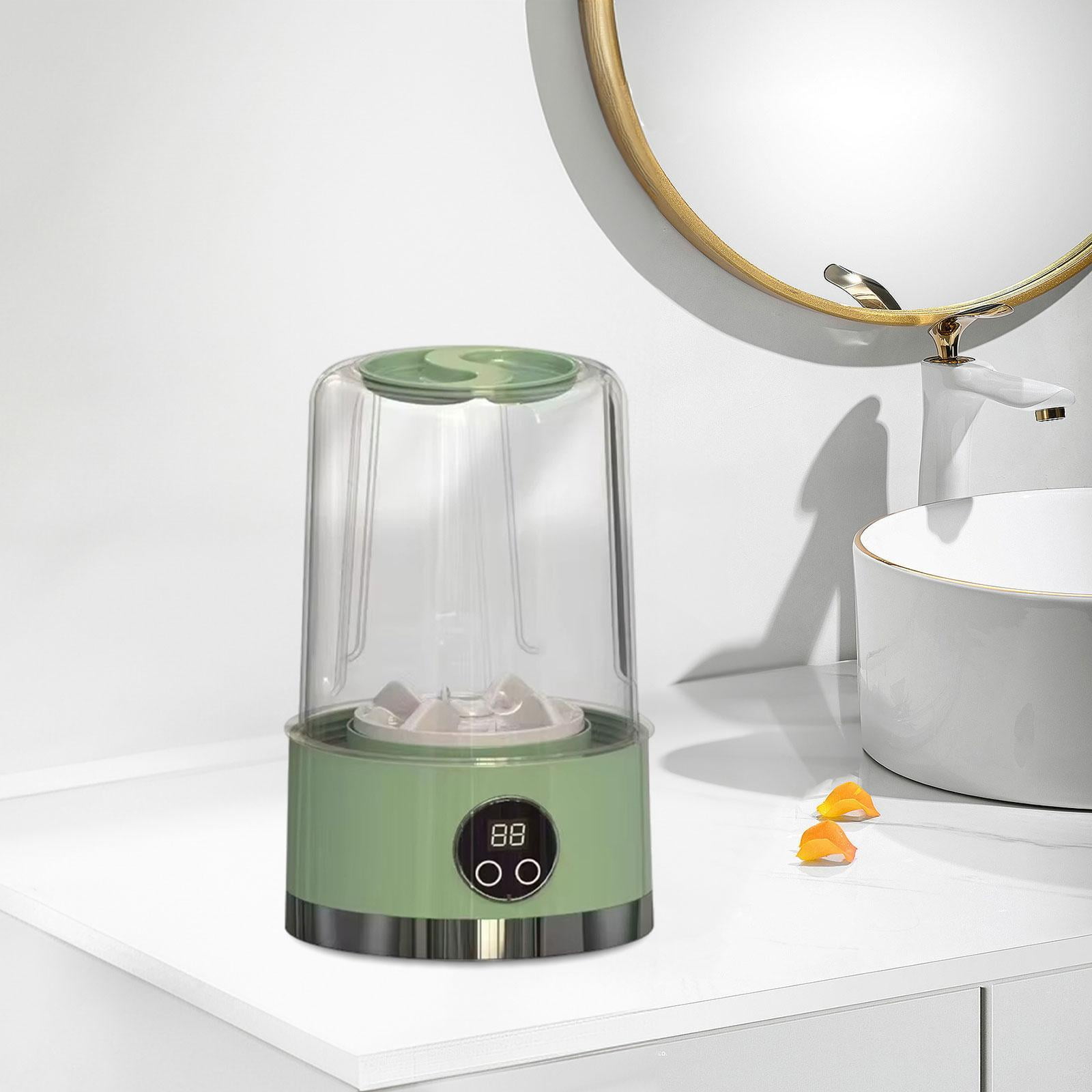 kowaku Underwear Washer Makeup Brush Cleaner Quickly Automatic Drain Mini Washing Machine for Small Place Personal Apartments Travel Green