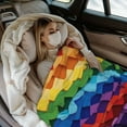 thumbnail image 5 of Gay Pride Throws Blanket Fleece Soft Cozy Warm Plush for Travel Chair Bedroom Living Room Sofa 60"x50", 5 of 7