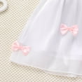 thumbnail image 6 of IWEMEK Flower Girl Dresses for Wedding White Princess Formal Evening Mesh Dress First Communion Dress Size 2-3Y, 6 of 8