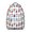 White-7, variant on Golden Pineapple Pattern Backpack - Tropical Fruit Design Waterproof Bookbag with Organized Storage & Lightweight Comfort