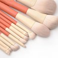 thumbnail image 2 of Set Of 12 Wooden Handle Makeup Brushes, Holiday Collection Concealer Eyeshadow Blush Highlighter Loose Powder Brush Berry Berry Brush, 2 of 5