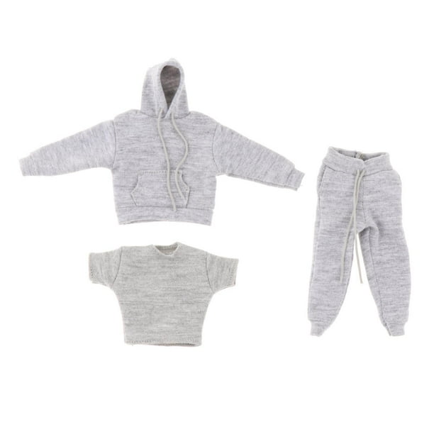 1/12 Soldado Ropa Figura de Acción Accesorio Soldado Trajes Deportivos Masculino Femenino Multi