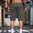 thumbnail image 6 of EOYWHK Mens Drawstring Shorts with Pockets Drawstring Mens Elastic Waist Shorts Soft Lightweight Breathable Active Shorts for Men Gray, Size M, 6 of 9