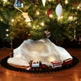 thumbnail image 6 of ProductWorks 2 Pack Pre-Lit Snow Cover Blanket Holiday Decor, 48" x 15", 6 of 9