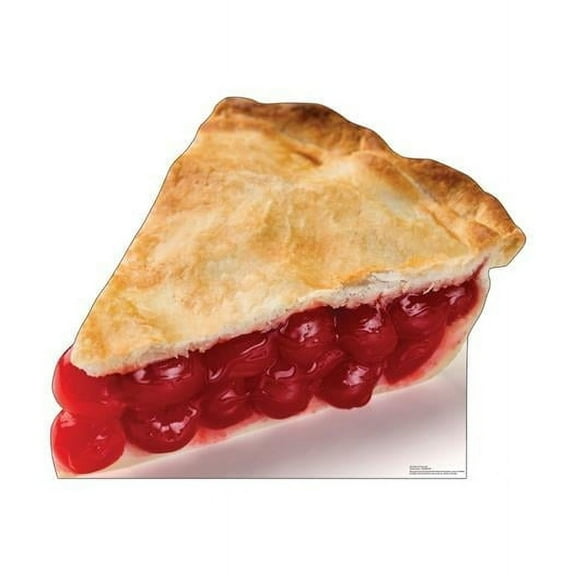 36 x 45 in. Slice of Cherry Pie Cardboard Cutout