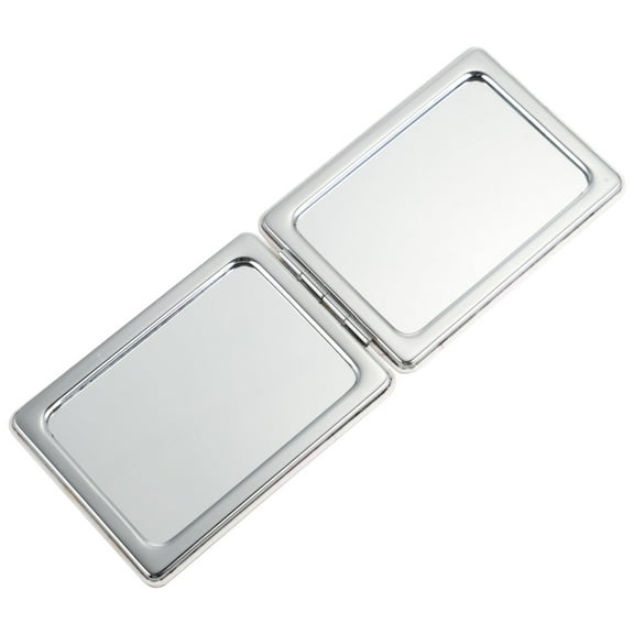 WHAMVOX Sided Marble Folding Mirror Lightweight Mirror Miss 8.5x6cm Black