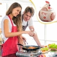 thumbnail image 5 of Ceramic Salt Cellar with Lid and Spoon, Rooster Kitchen Decor Salt Box and Salt Container for Chicken Salt, Sugar and Seasoning, Cute Chicken Decor Countertop Storage，400ml, 5 of 6