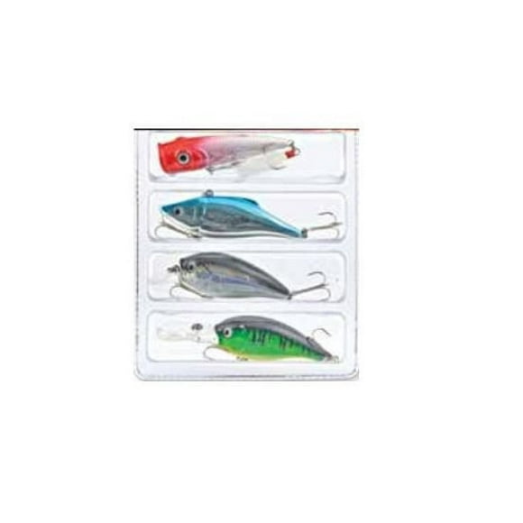 Assortiment de 4 leurres durs Ready 2 Fish R2FBLZ4PK Kit d'appâts durs assortis