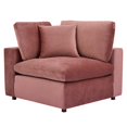 thumbnail image 6 of Sectional Sofa Set, Velvet, Pink, Modern Contemporary Urban Design, Living Lounge Room Hotel Lobby Hospitality, 6 of 10