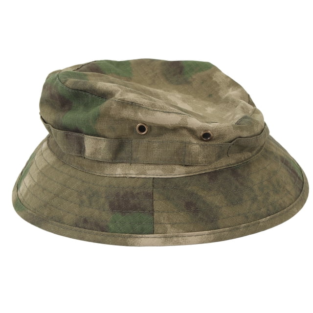 Sombrero Boonie, Sombrero De Cubo De Tela Oxford De Ala Corta Con Hebilla Ajustable Con Diseño De Cierre Para Pesca, Camping, Actividades Al Aire