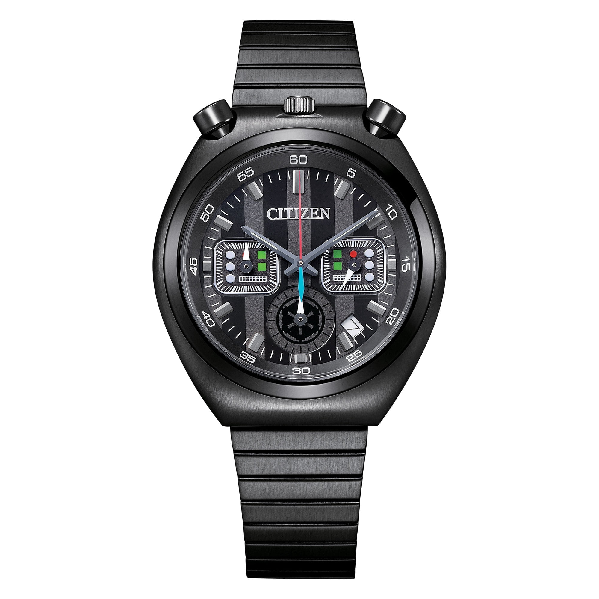 Citizen Unisex Star Wars Darth Vader Black IP Chronograph Quartz Watch AN3669-52E