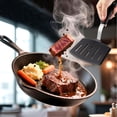 thumbnail image 4 of Silicone Wide Spatula, Slotted Turner for Cooking or Baking, Large Pancake Spatula for Egg, Fish, Steak, Flipping and Wok Use, Dishwasher Safe, 4 of 9