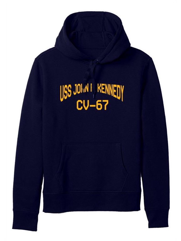 USS John F. Kennedy CV-67 Aircraft Carrier Standard Size Pullover Hoodie