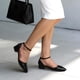 thumbnail image 3 of Zapatos de vestir para mujer, tacón bajo, informales y cómodos, 3 of 8