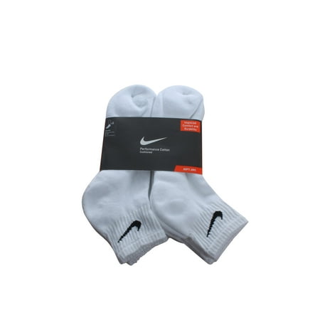 Nike - Nike Mens Performance Cushioned Moisture Wicking Cotton Quarter ...