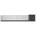 thumbnail image 3 of vidaXL Aviary Silver Galvanized Steel Large Heavy Duty Outdoor Use, 3 of 7