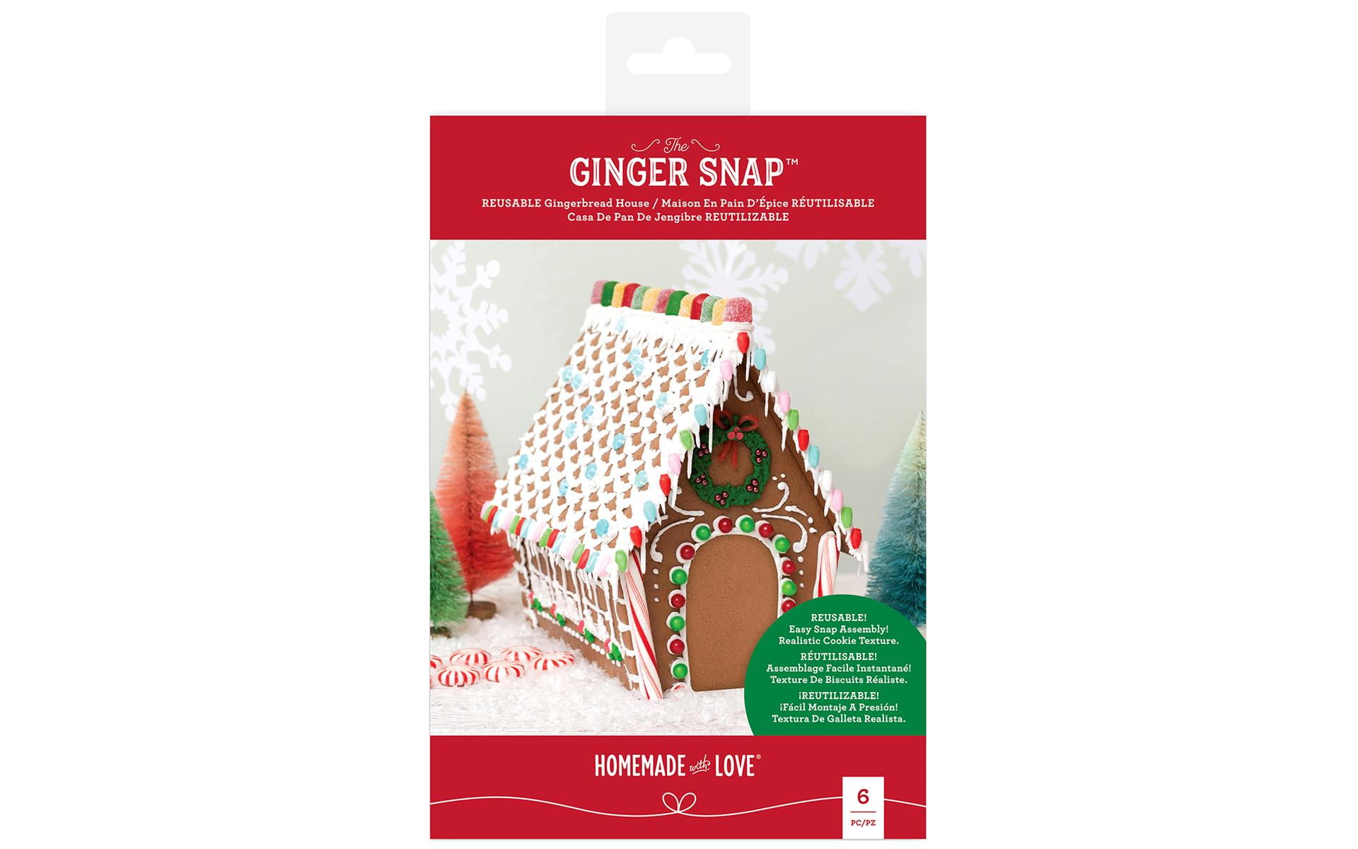 Homemade With Love Reusable Gingerbread House KitThe Ginger Snap