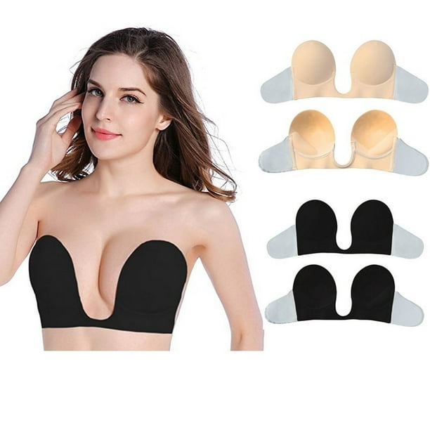 New Silicone Push-Up Strapless Backless Self-Adhesive Gel Stick Invisible  Bra 