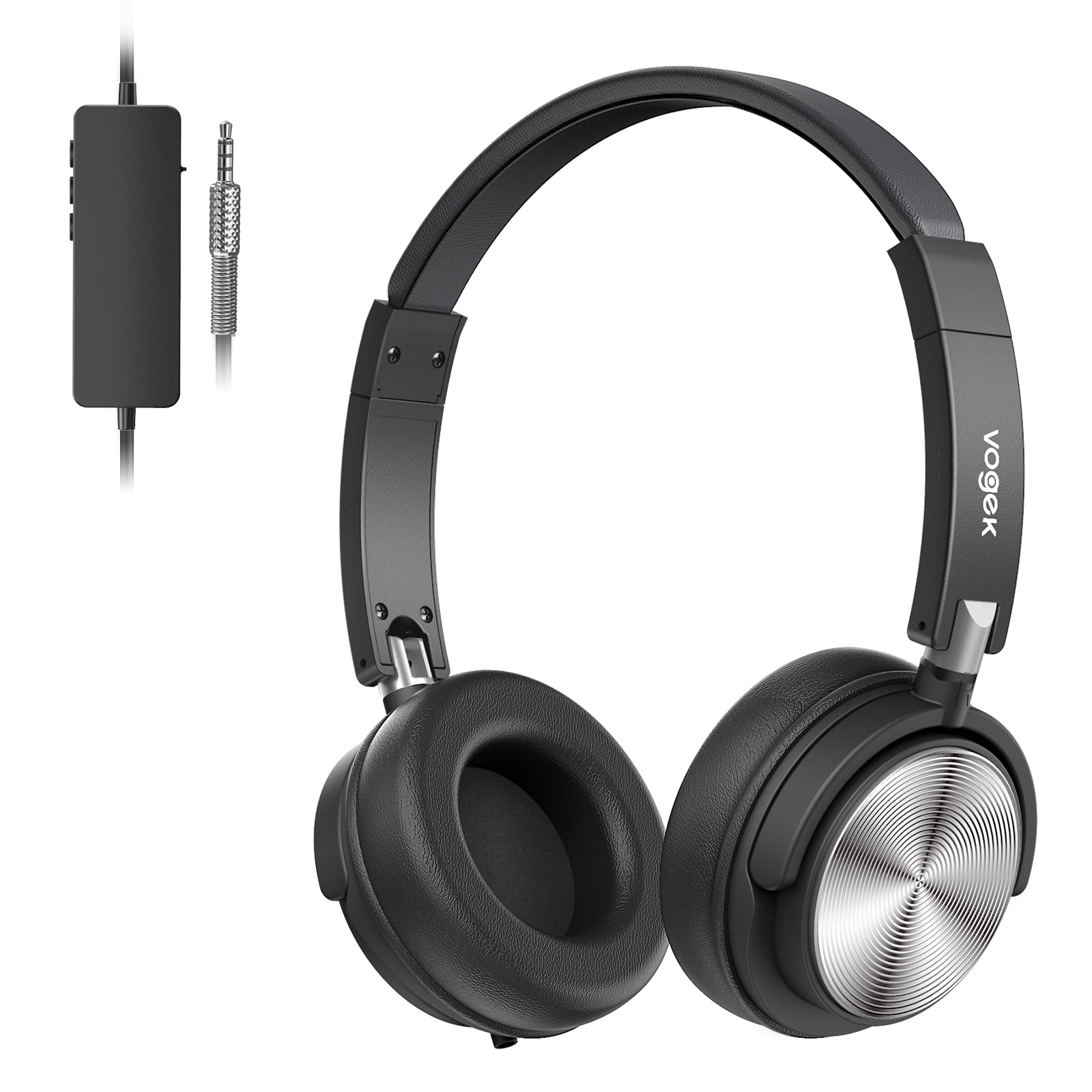 Vogek Wired Headphones with Microphone, Active Noise Canceling Headsets