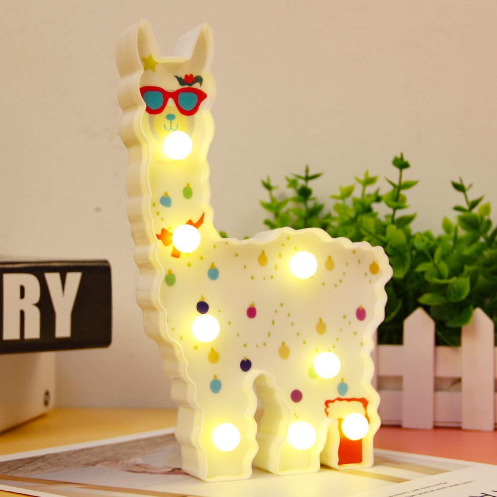 Alpaca Night with 15 Minute Timer or Alpaca String Lights for Children 