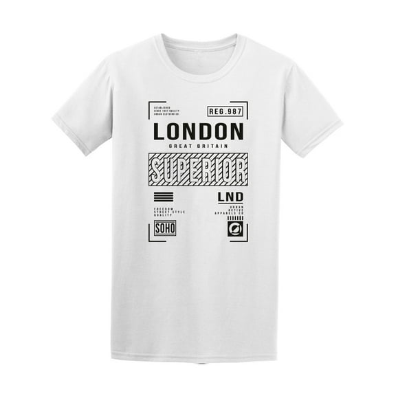 London City Great Britain Design T-Shirt Men -Image by Shutterstock, Male 4X-Large