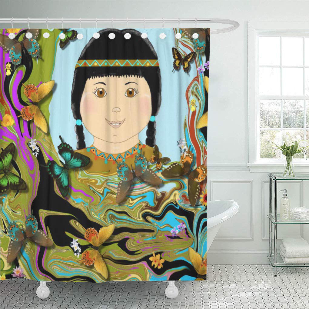 Ramones Custom Fabric Shower Curtain 60x72 Inch 