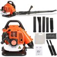 thumbnail image 2 of Floseru Leaf Blower Backpack, 52CC 2-Cycle 550 CFM 1.7 HP Gas Powered Strong Air Flow , Ideal for Leaf, Sand, Gravel, Snow, Yard and Driveway, 2 of 10