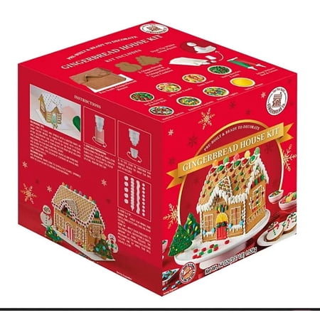 Pre-Built & Ready to Decorate Gingerbread House Kit