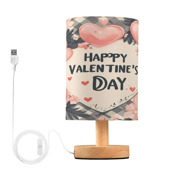 BZSMCE Lamp Modern Hearts and Flowers Valentine Greeting Creative Patter Night Light