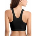 thumbnail image 2 of Amazingfashion Women's Active Bras - Front Zipper Sports Breathable Sports Top High Support Fitness Gym Yoga Active Underwear, 2 of 6