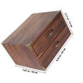 thumbnail image 2 of FONWILYO Drawer Stationery Container Storage Cabinet Wood Rectangular for Adults 1Set, 2 of 6