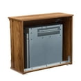 thumbnail image 3 of 28 inch Electric Fireplace Heater Mantel With Removable Caster Wheel, 3 of 7