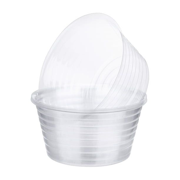 Uxcell 10-Pack Platillos para Macetas, Platillos de Plástico Redondos de 7 Pulgadas, Bandeja para Macetas, Plato de Goteo para Interiores y Exteriores