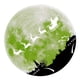 thumbnail image 5 of Las pegatinas compatibles con el techo Pegatinas de pared luminosas Verde, 5 of 6
