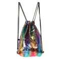 thumbnail image 1 of Lentejues con Cordón Gimnasio Bolsa Bolsa Bolsa de Deportes Bolsa de Gimnasio Bolsa de Deportes Gymbag Gysack para Mujeres Niña Zulema Mochila de lazo de lentejuelas, 1 of 6